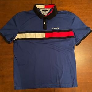 Tommy Hilfiger Flag Logo Polo Shirt Mens Size 3XL. Great condition.